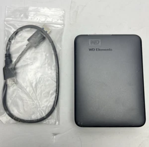 WD Elements Portable 2TB External Hard Drive (WDBU6Y0020BBK-EB) - Picture 1 of 4