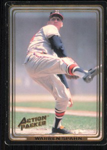 1993 Action Packed All-Star Gallery Series I #16 Warren Spahn - - - Near Mint