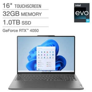 Lenovo Slim Pro 9i Laptop i9-13905H 32GB RAM 1TB SSD 16" 3.2K Touch RTX 4050 W11 - Picture 1 of 5