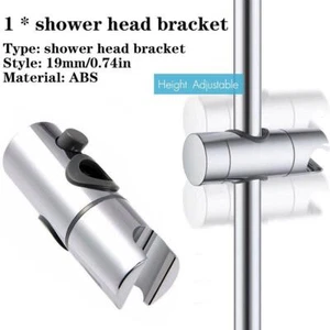 Shower Head Bracket Hand-held Shower Tube Base Adjustable Bathroom U.K. - Picture 1 of 11