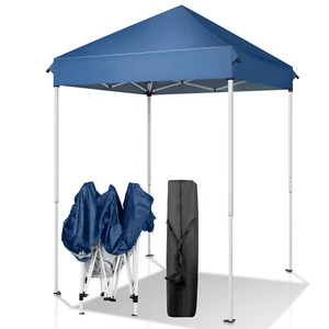5'X5' Pop Up Canopy, Popup Outdoor Canopy Tent with Carrying Bag,Portable Gazebo - Picture 1 of 8