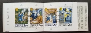 Sweden Stockholmia 86 International Stamp Expo 1986 Postman Mail (booklet) CTO - Picture 1 of 6