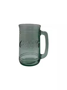 Vintage Bicchiere Coca Cola verde pietra/tazza, 16 once - Foto 1 di 4
