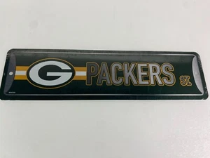 Green Bay Packers St. 4" x 15" Metal Street Sign - Picture 1 of 4