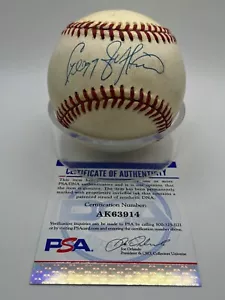 Gregg Jefferies Mets Cardinals Signed Autograph Official OMLB Baseball PSA DNA - Picture 1 of 2