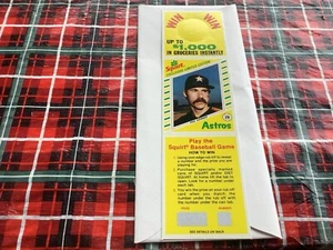 1982 Topps Squirt - Scratch Off With Tab Instructions # 13 Of Phil Garner. - Picture 1 of 2