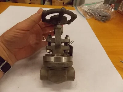 New Bonney Forge 1/2" Weld Gate Valve 316SS HL-38LF W203456 800 M4 - Image 1 of 4