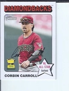Corbin Carroll 2024 Topps Heritage Highlights Trophy Cup White Border - Picture 1 of 1