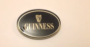 A Rare New Guinness 1980's Oval T .Bar Badge. 8cm L x 6cm W x 0.5 thick - Picture 1 of 4