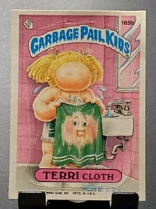 1986 Garbage Pail Kids #169b Terri Cloth Sticker Card VG/EX - Bild 1 von 2