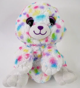 Walmart Sparkle Eyes White Confetti Bear Plush 9 Inch Stuffed Animal Glitter Toy - Picture 1 of 11