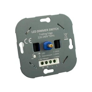 Spectrum LED Universal-Dimmer Phasenabschnitt LED 5-150W / Halogen 5-300W - Bild 1 von 3