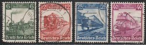 Germany 1935 SC# 459 - 462 - Centenary of railroad in Germany - Used Lot # 61 - Picture 1 of 2
