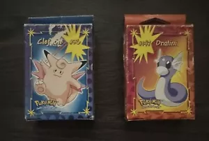 LOT (2) Vtg Pokemon Mini 50 Piece BOXES ONLY DRATINI + Milton Bradly Puzzle - Picture 1 of 16
