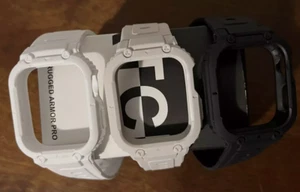 3 Packungen Band Case kompatibel mit Apple Watch 45mm 44mm 42mm für iWatch - Bild 1 von 7