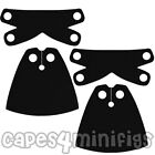 2 Sets of CUSTOM Capes / Hoods for your Lego starwars minifigures - CAPES ONLY