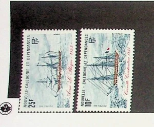 NEW CALEDONIA Sc 466-7 NH ISSUE OF 1981 - OLD SHIPS - Picture 1 of 1