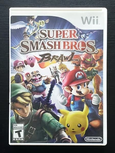 Super Smash Bros. Brawl (Nintendo Wii, 2008) Complete! Prisitne! - Picture 1 of 3