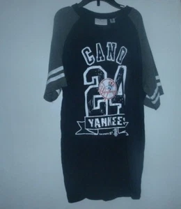MAGLIETTA ORIGINALE MLB NEW YORK YANKEE'S CANO #24 YOUTH TAGLIA 12-14 - Foto 1 di 3