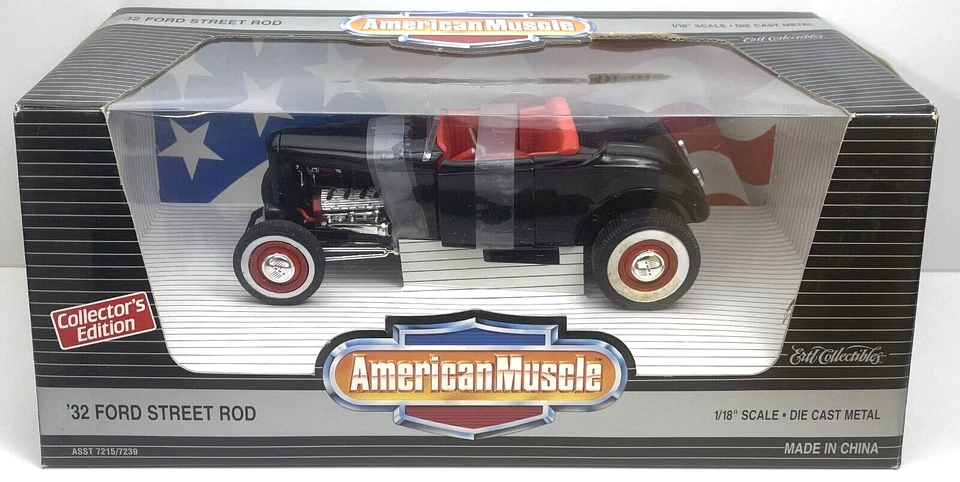 1995 Ertl 1/18 Die Cast 1932 Ford Street Rod American Muscle Series