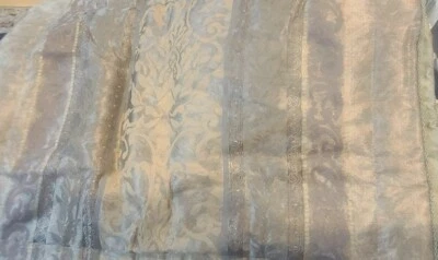 Juego de 2 piezas NUEVO Croscill Oro y Verde Rayas Toscano Medallón Acolchado Fundas Estándar Foto 1 de 4