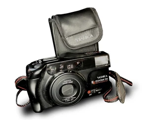 Yashica 35mm Point & Shoot Film Camera With 38-70mm Lens & Strap EZS Zoom 70 - Picture 1 of 3