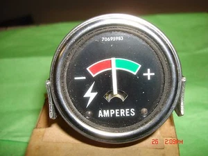 vintage old school ampers guage stewaet warner 70695983 color scale - Picture 1 of 2