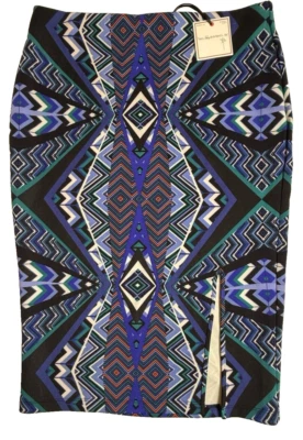 Falda Bisou Bisou Para Mujer Grande Mixta Geo Lápiz Midi Elastizada Comodidad-465 Foto 1 de 4