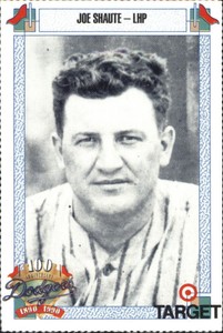 1990 Dodgers Target Baseball Card #721 Joe Shaute