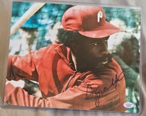 Garry Maddox Signed Autographed 8x10 COA TPA Guaranteed Philadelphia Phillies - Picture 1 of 1