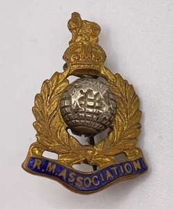 ROYAL MARINES ASSOCIATION LAPEL BADGE - Picture 1 of 2