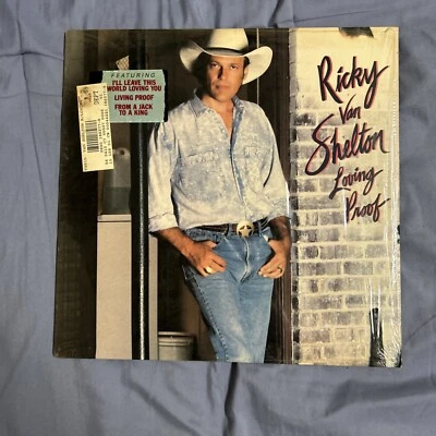 Ricky Van Shelton - Loving Proof 12" Vinyl 1988 Hype Sticker Still In Shrink Foto 1 de 4