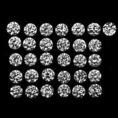 101 PCS Loose Lab Grown CVD Diamond 3.00 MM Round D Color, IF CLARITY Certified - Image 1 of 4