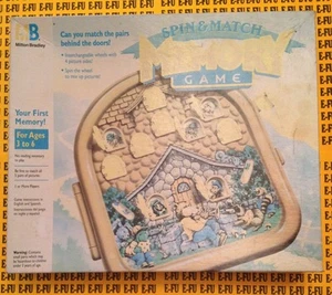 Vintage 1990 Milton Bradley Spin & Match Memory-Spiel mit Box in sehr gutem Zustand - Bild 1 von 10