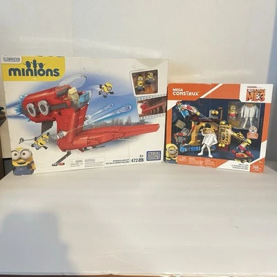 Nuevo Mega Bloks Construx Minions Supervillain Jet & Dru’s Lair Despicable Me Foto 1 de 4