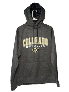 Colosseum Adult Gray Colorado Buffaloes Pullover Hoodie Size Medium - Picture 1 of 7