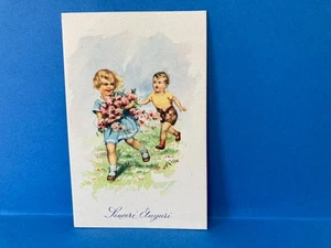 AK AUFRICHTIGE WÜNSCHE KINDER ILLUSTRATOR A.COLLINO NV.1 - Bild 1 von 2