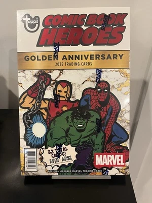 Marvel Comic Book Heroes 1975 Golden Anniversary Hobby Box 2025 - Imagen 1 de 2