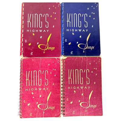 4 Kings Highway Songbooks Music Christian Hymns Songs King's 1949 Nazarene MCM - Image 1 of 4