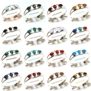 Wholesale Lot Bangles Free Shipping Bracelets Gemstone Cuff Jewelry 10pcs - Picture 1 of 1