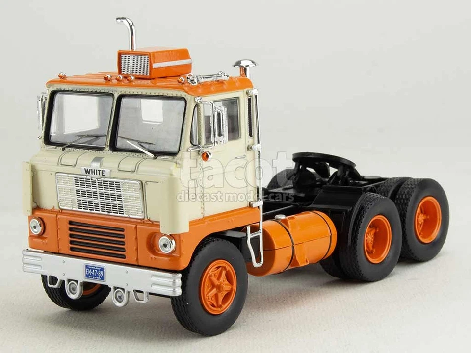 WHITE 7400 ORANGE 1960 IXO TR188 1 43 TRACTOR TRUCK CAMION TRACTORE