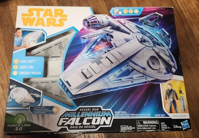 Hasbro Star Wars Force Link Electronic Kessel Run Millennium Falcon W/ Han Solo - Image 1 of 4
