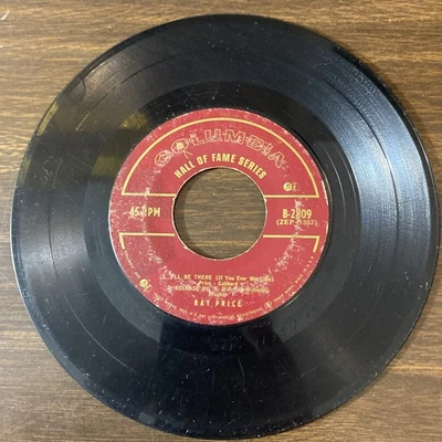 Columbia Hall Of Fame Series Ray Price B-2809 (ZEP 41358) 7" 45RPM Vinyl Foto 1 de 4