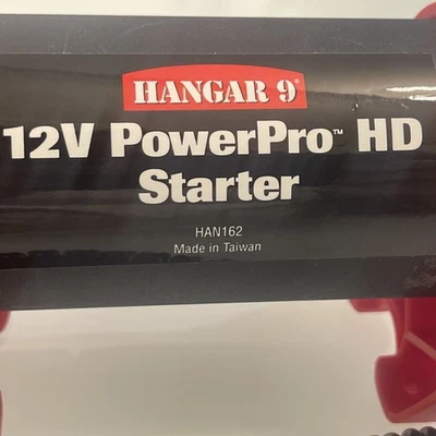 Hangar 9 PowerPro HD 12V Starter HAN162 Air Field Equip & Electronics Never Used - Image 1 of 4