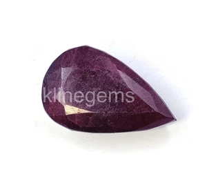 Natural 407 Ct Pear Cut Rare Red Ruby Faceted Loose EGL Loose Gemstones  5ARZ - Picture 1 of 8