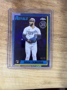 Aggiornamento Topps 2025 - Noah Cameron 1990 Topps Chrome Silver Pack Mojo /75 - Foto 1 di 2