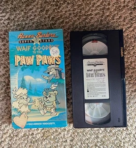 Waif Goodbye Paw Paws Video Tape 1989 Rare Hanna Barbera Super Stars Cartoon HTF - Picture 1 of 13