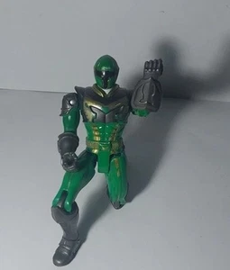Vintage Bandai Mighty Morphin Power Ranger 2005 Mystic Force grüne Figur Spielzeug - Bild 1 von 5