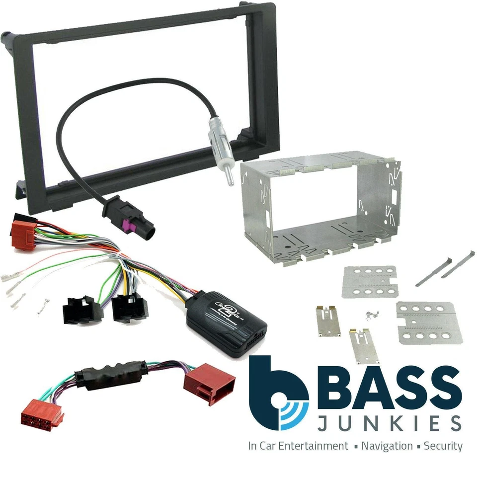 CONNECTS2 Double Din Stereo Fitting Kit + Steering Controls to fit Saab 9-3 2006-12