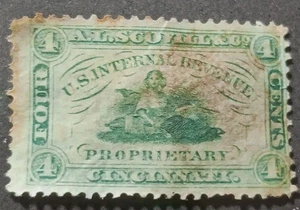 USA STREICHHOLZ UND MEDIZIN BRIEFMARKEN SCOTT RS221a. - Bild 1 von 2